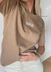 ORGANIC CP. LOGO TEE | FAWN