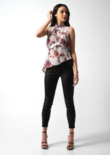 Load image into Gallery viewer, Lt Grey Abstract Top With Harness