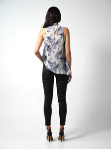 Silk Abstract Top