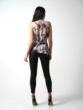 Load image into Gallery viewer, Lt Grey Abstract Top With Harness